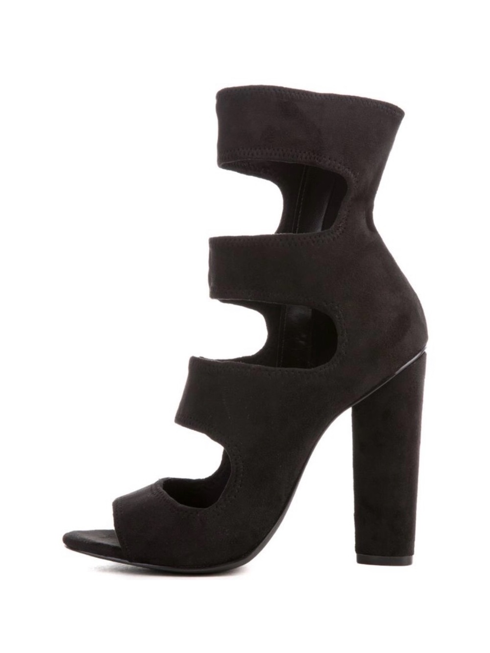 Steve Madden Tawnie Black Heels - Picture 5 of 5
